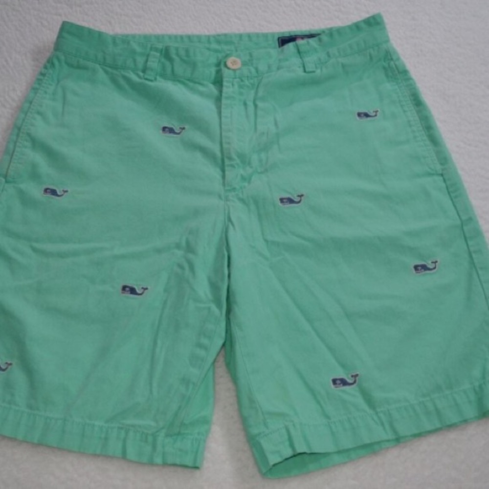 VINEYARD VINES 100% cotton golf club shorts